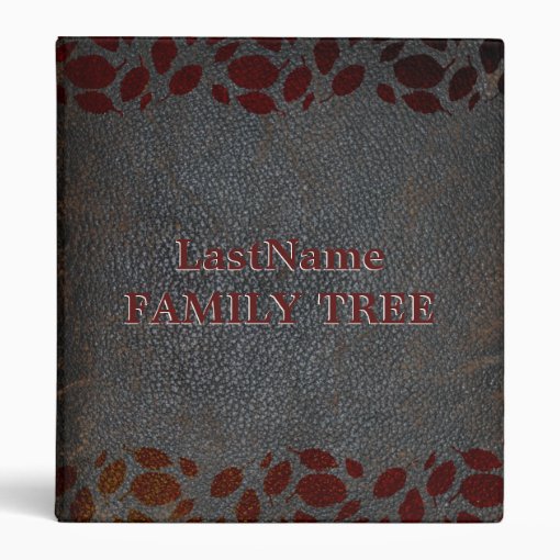 Family History | Genealogy Family Tree Rustic 3 Ring Binder | Zazzle