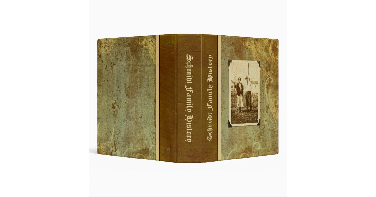 Family History (personalized) Binder Zazzle