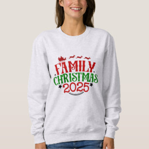 Family Holiday Outfits for Christmas Morning Sweatshirt