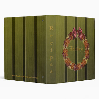 Family Holidays Recipes Cookbook #2 Avery Binder