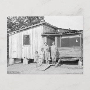 Family Home  History 1928 Postcard