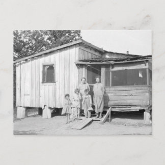 Family Home History 1928 Postcard