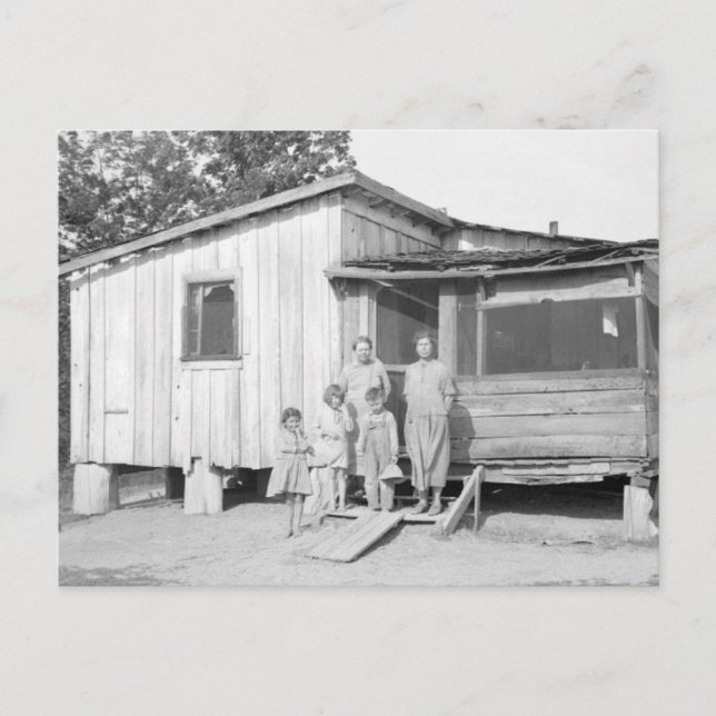 Family Home  History 1928 Postcard (Front)