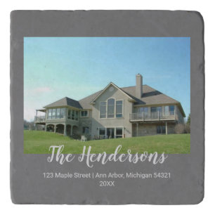 Family Home Keepsake Photo Trivet