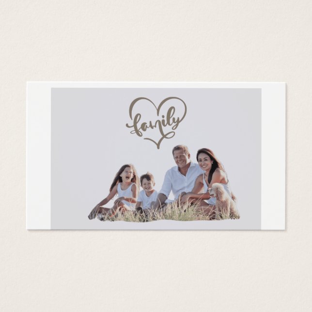 Family Home Profile Card  (Front)