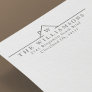 Family House Return Address - Monogram Self-inking Stamp