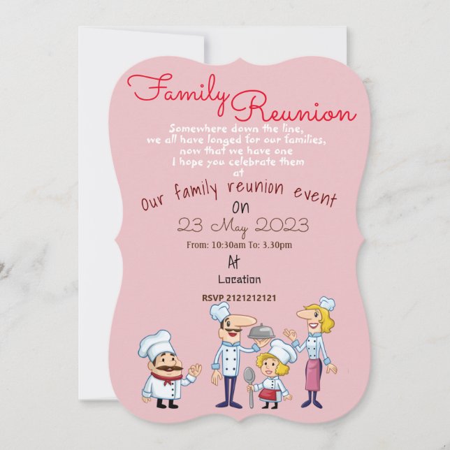 Family Invitation (Front)