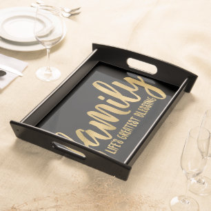 Family is a Blessing Serving Tray