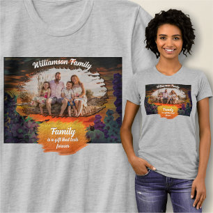 Family is a Gift Sunset Marina 2584 T-Shirt