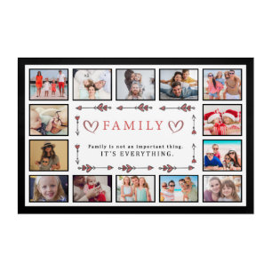 Family is Everything Custom Collage Template Acrylic Print