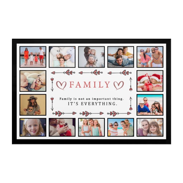Family is Everything Custom Collage  Template Acrylic Print (Front)