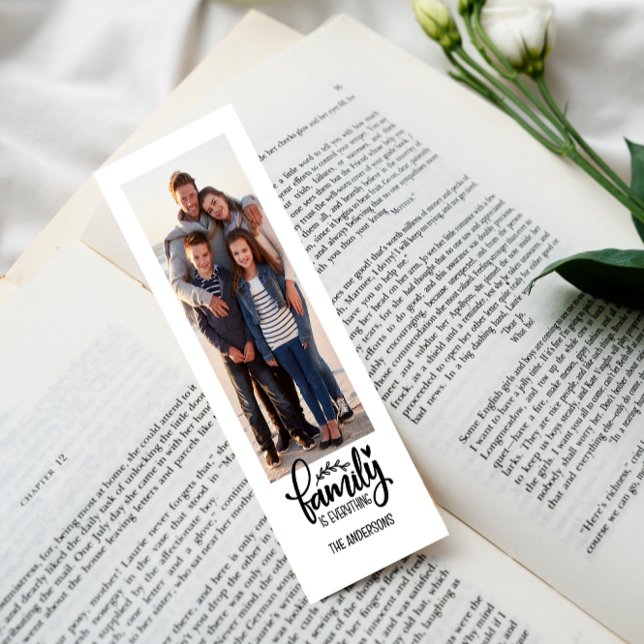 FAMILY IS EVERYTHING FARMHOUSE CUSTOM PHOTO BOOKMARKS (Creator Uploaded)