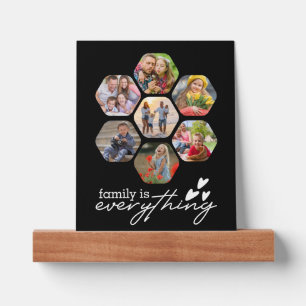 Family Is Everything Multi Photo Collage Modern Picture Ledge