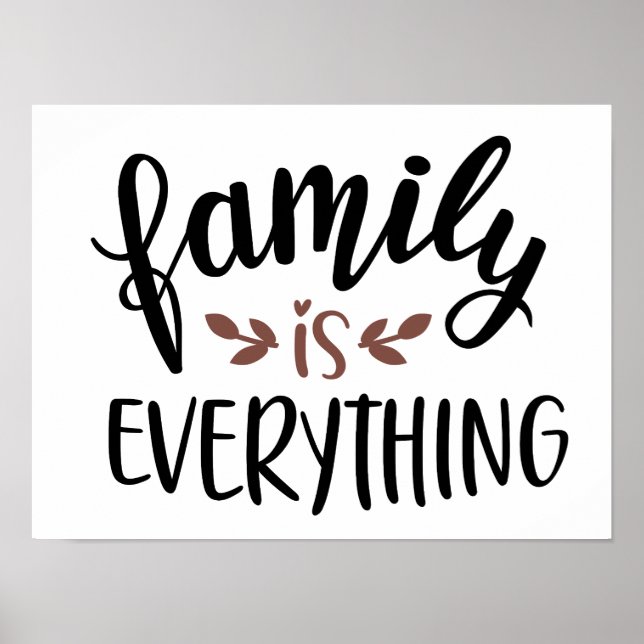 family is everything  poster (Front)
