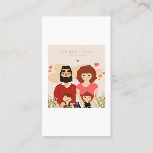 family is forever international day of families business card