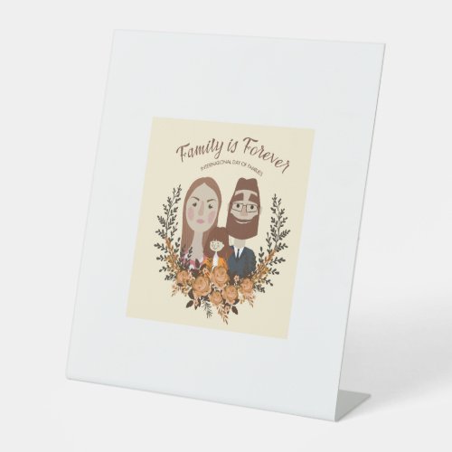 family is forever international day of families pedestal sign