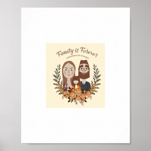 family is forever international day of families poster