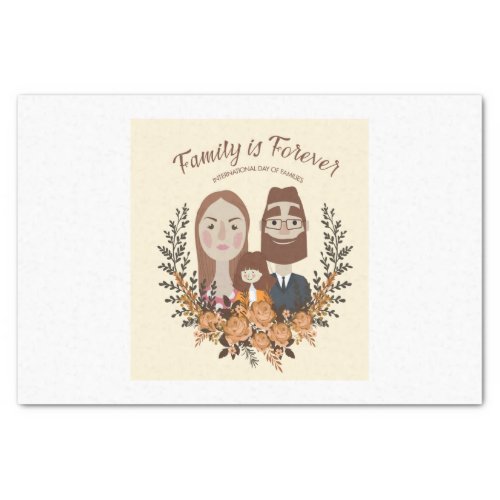 family is forever international day of families tissue paper