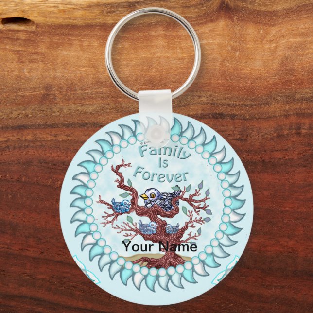 Family is Forever   Keychain (Front)