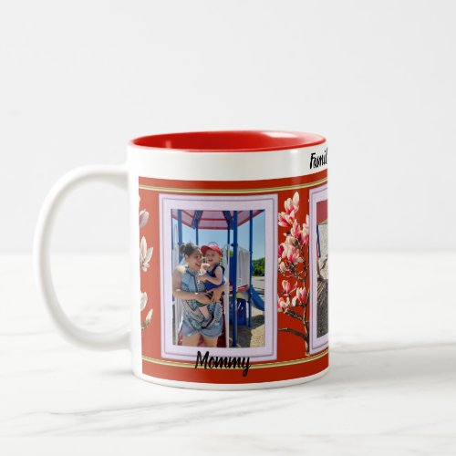 Family Is Forever  Personalized Photo Coffee Cup