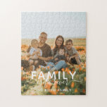 Family Is Forever Photo Keepsake Jigsaw Puzzle<br><div class="desc">Family Is Forever Photo Jigsaw Puzzle is a great gift you can give your family. Simply change the photo (better if the lower portion is dark),  then edit the details.</div>