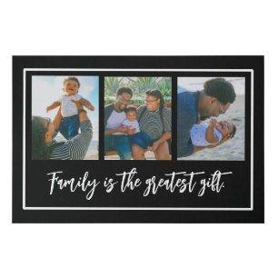 Family Is The Greatest Gift Photo Collage Canvas