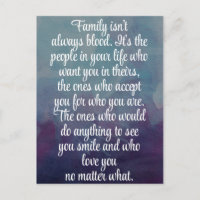 Family Isn’t Always Blood Quote