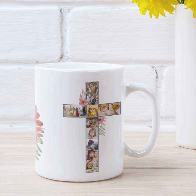 Family Jesus Cross Christian Church Lover Coffee Mug (Creator Uploaded)