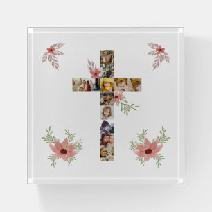 Family Jesus Cross Christian Church Lover Paperweight