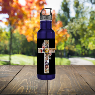 Family Jesus Cross Christian Church Lover Stainless Steel Water Bottle