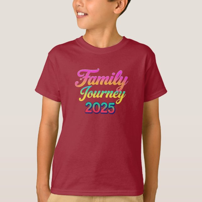 Family Journey 2025 T-Shirt (Front)