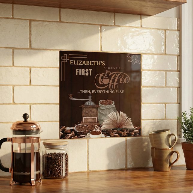 Family Keepsake Kitchen Decor  Ceramic Tile (Creator Uploaded)