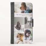 Family Keepsake Marble Custom 5 Photo Collage iPhone XS Wallet Case<br><div class="desc">Family Keepsake Marble Custom 5 Photo Collage, with Love typography. Makes a modern an stylish gift for family members, moms, dads, grandparents, and more. A gift they will cherish with your thoughtful photographs of kids, family, or pets! Personalized phone wallet case! ~ Check my shop to see the entire Office...</div>
