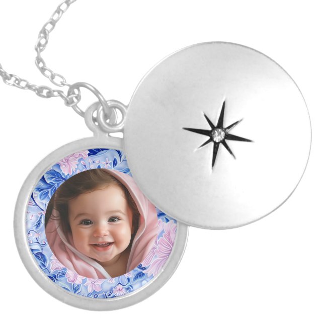 Family Kids Photo Necklace for Nana Necklace (Front)