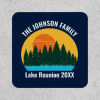 Family Lake Reunion Cute Customized Sunset
