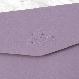 Family Last Name Modern Classic Return Address Embosser