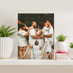 Family Life Personalised Photo Wrapped Canvas