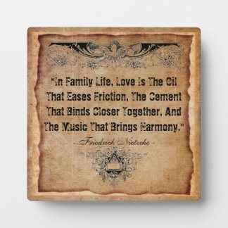 Family Life Plaque