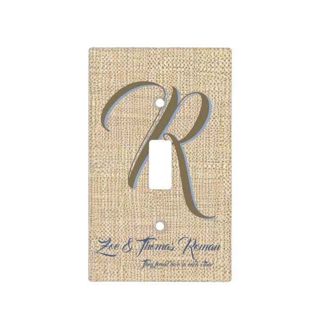 Family light switch cover (Front)