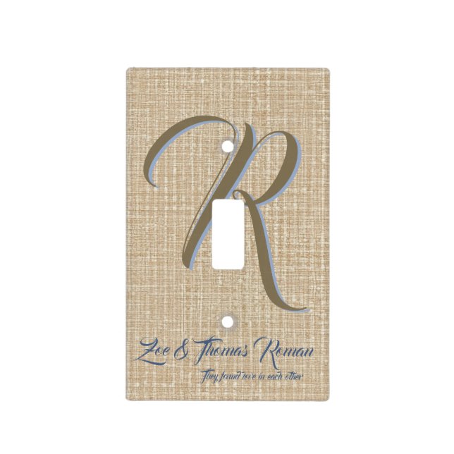 Family light switch cover (Front)