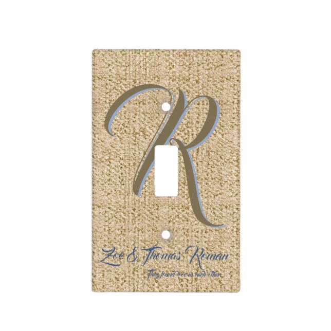 Family light switch cover (Front)