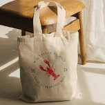 Family Lobster Boil Summer Seafood Party Tote Bag<br><div class="desc">It's here again. The annual summer party event you plan for the whole family to hang, eat and drink. Commemorate this year with a matching family design to make the photo look perfect and keep the memory for years and years. Add your family details by clicking the "Personalize" button above....</div>