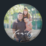 Family Love Editable Color Custom Photo Magnet<br><div class="desc">Photo gifts make the best gifts! Easily personalized with your text and/or photo(s) for a custom look. Designed by Berry Berry Sweet,  Modern Stationery and Personalized Gifts. Visit our website at www.berryberrysweet.com to see our full product lines.</div>