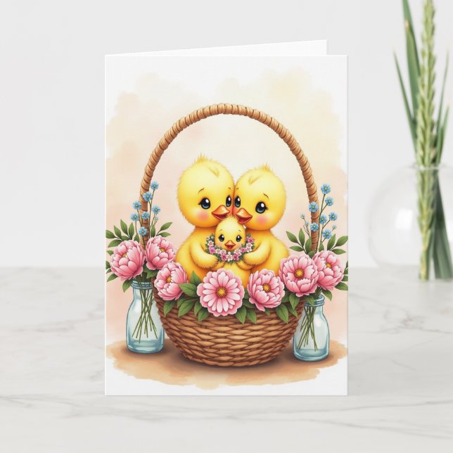 Family Love Fowl Friends Card (Front)