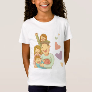 Family Love Girl T-Shirt