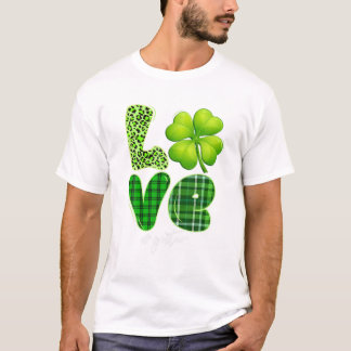 Family Love Guitar Shamrock T-Shirt
