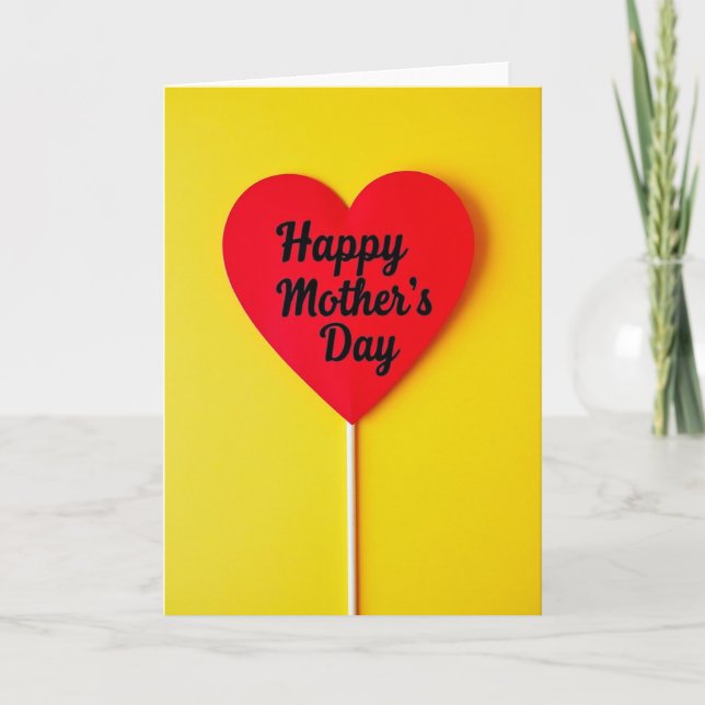 Family Love Heart Card (Front)