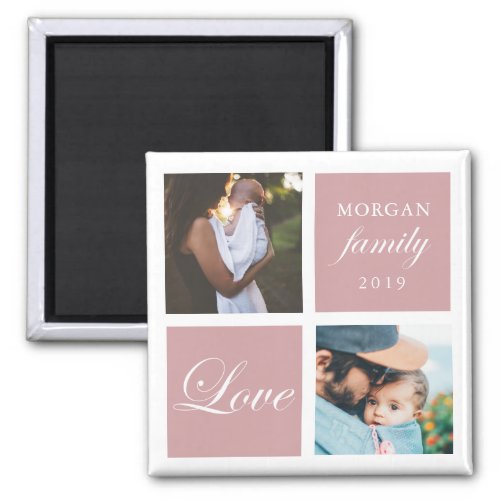 Family Love  Personalized Photo Magnet