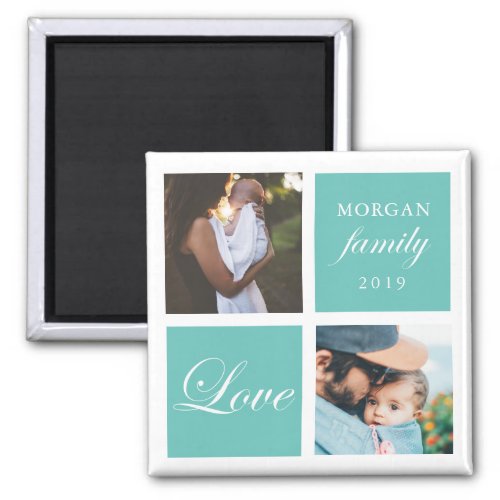 Family Love  Personalized Photo Magnet