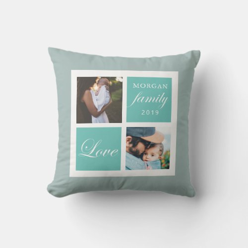 Family Love  Personalized Throw Pillow